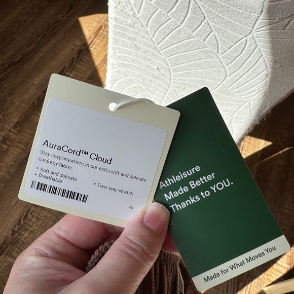 Womens Halara Stretch Green Corduroy Pants Large - Picture 9 of 9